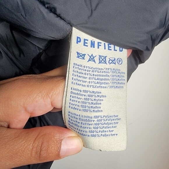 𝅺PENFIELD Women's Insulated Parka Black Coat Jacket Cold Weather Size XSMALL - Picture 9 of 12